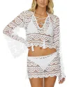 Pq Swim Maycee Skirt Swim Cover-up In Water Lily