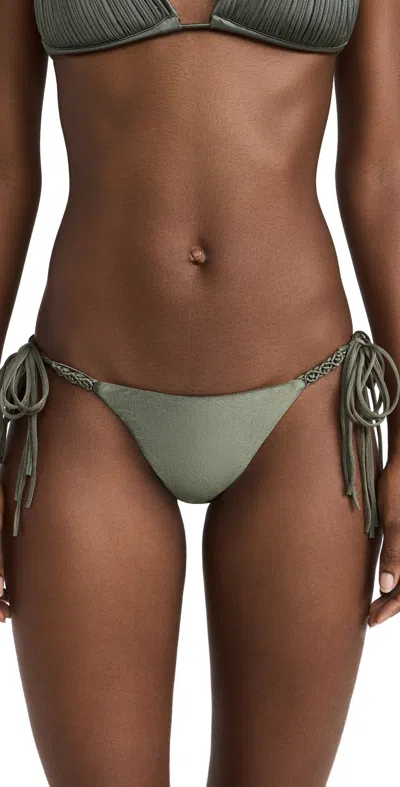 Pq Swim Mila Tie Full Bottoms Olive