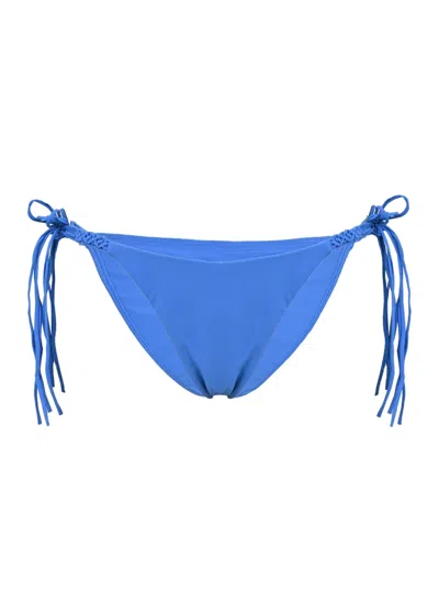 Pq Swim Mila Tie Side Full Bottom Blueberry