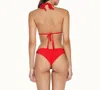PQ SWIM MILOS ISLA TRIANGLE TOP IN RED