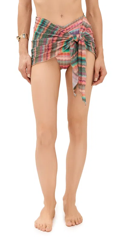Pq Swim Mini Sarong Amaya In Multi