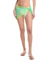 Pq Swim Mini Sarong In Green