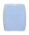 Pq Swim Mini Skirt Dockside In Blue
