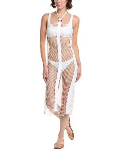 Pq Swim Monique Ring Midi Dress In White