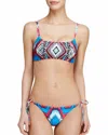 Pq Swim Mumbai Teeny Tie Side Bottom In Multi In Multi