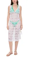 Pq Swim Noah Sheer Lace Tunic Midi Dress