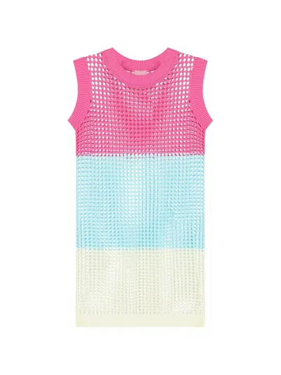 Pq Swim Open-knit Dress In Multi