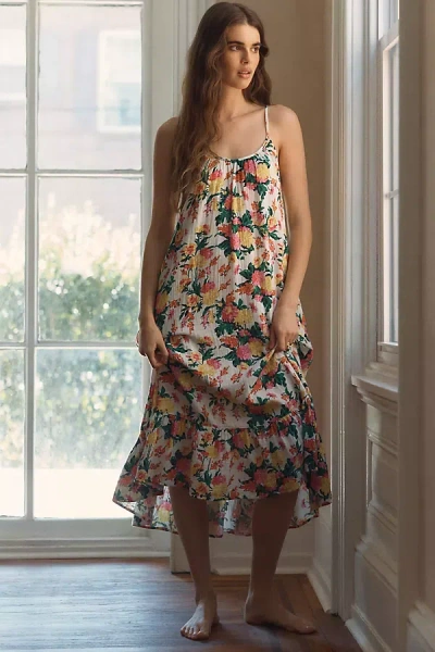 Pq Swim P. J. Salvage X  Floral Midi Dress In Multi