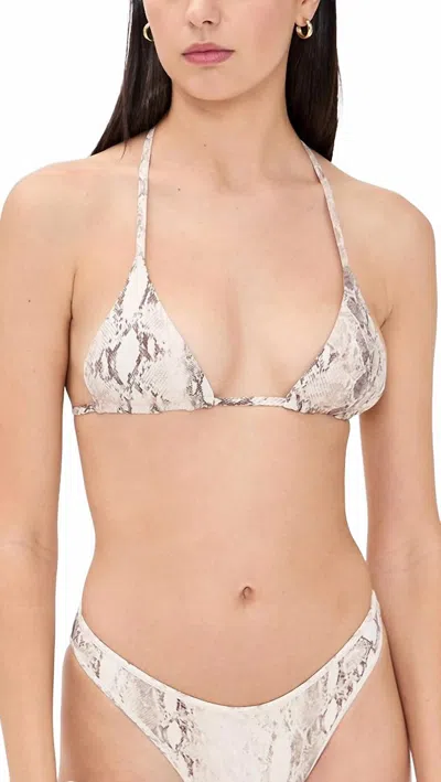 PQ SWIM PAIGE TRIANGLE BIKINI TOP IN PYTHON