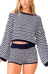 Pq Swim Palmer Crop Cover-up Sweater