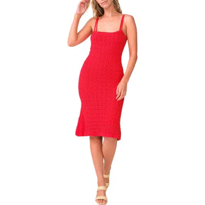 Pq Swim Peggy Sleeveless Crochet Cover-up Dress