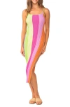 Pq Swim Piper Sleeveless Cover-up Dress In Clementine