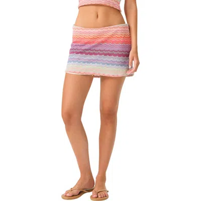 Pq Swim Reese Cover-up Miniskirt In Pink