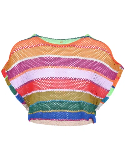 Pq Swim Renee Crop Top Calypso In Multi