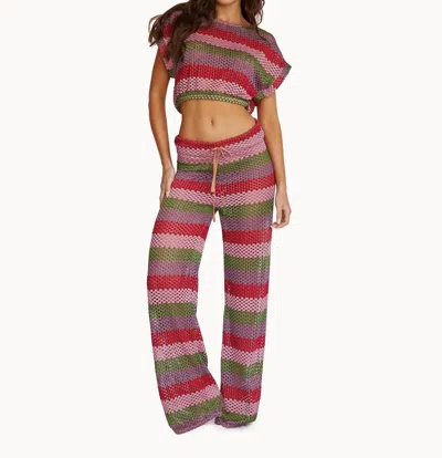 Pq Swim Renee Crop Top In Olive In Multi