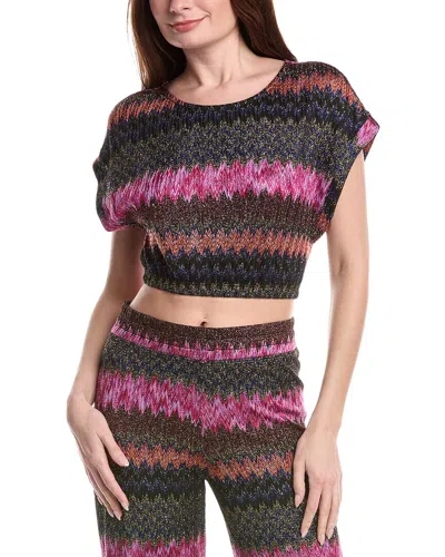 Pq Swim Renee Crop Top In Purple