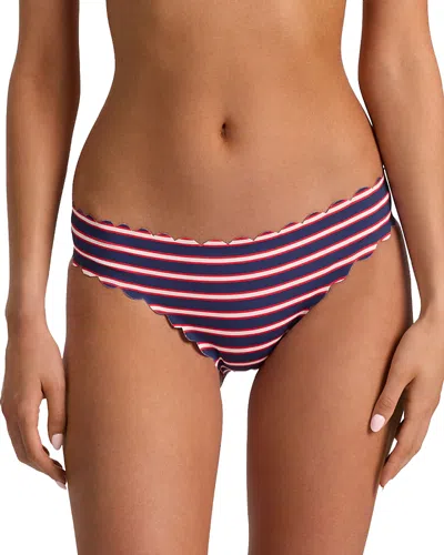 Pq Swim Reversible Scalloped Bottom In Multi