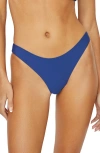 Pq Swim Ruched Bikini Bottoms In Pacific
