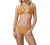 Pq Swim Sand Dune Isla Triangle Top In Gold In Gold