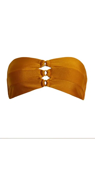 Pq Swim Sand Dune River Ring Bandeau In Gold