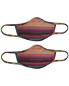 Pq Swim Set Of 2 Cloth Face Masks In Multi