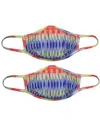 Pq Swim Set Of 2 Cloth Face Masks In Multi