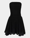 Pq Swim Skye Strapless Mini Dress In Midnight