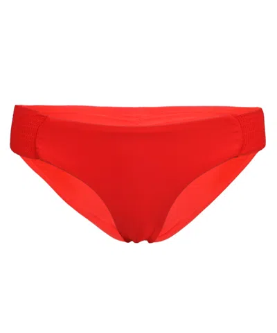 Pq Swim Smocked Tab Full Red Coral