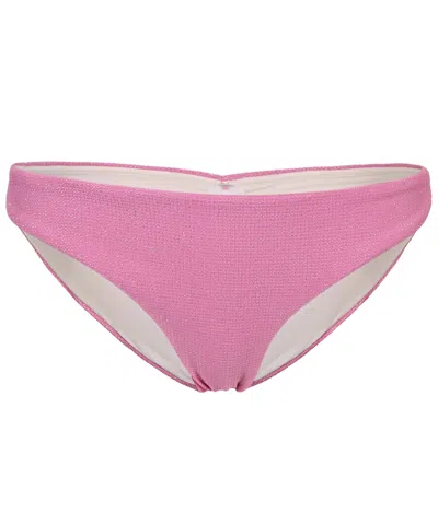 Pq Swim Sorbet Basic Ruched Bottom In Pink