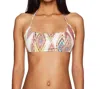 Pq Swim Summer Patara Reversible Seamless Wave Bikini Top In Multi In Multi