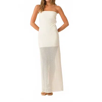 Pq Swim Aura Strapless Cover-up Dress In White