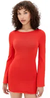 Pq Swim Tatiana Knit Mini Dress In Red