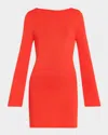 Pq Swim Tatiana Knit Mini Dress In Red