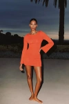 Pq Swim Tatiana Mini Dress In Red