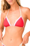 Pq Swim Thea Triangle Bikini Top Passion