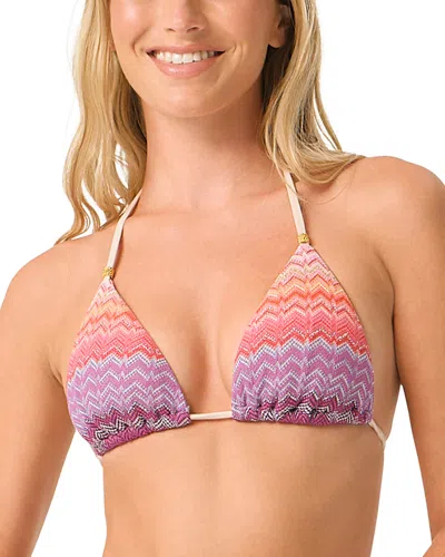 Pq Swim Triangle Bikini Top In Multi