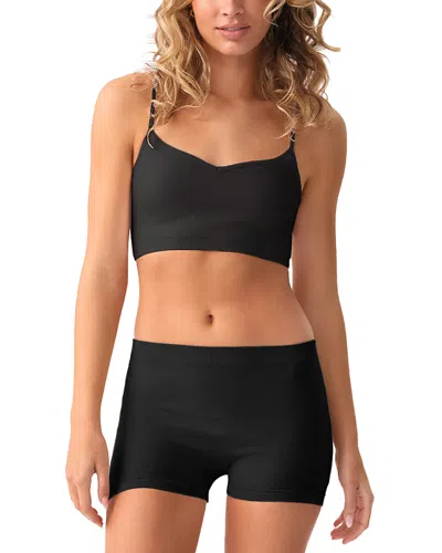 Pq Swim V Neck Bralette In Black