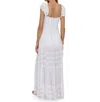 Pq Swim Victoria Sequin-embellished Striped Maxi Dress In White