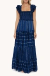 Pq Swim Pq Victoria Maxi Dress In Blue