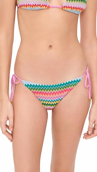 Pq Swim Women's Tie Side Bikini Bottoms In Ziggy In Multi