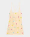 Pq Swim Zoie Floral Crochet Coverup Dress