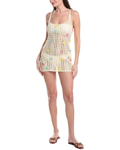 Pq Swim Zoie Flower Coverup In Neutral