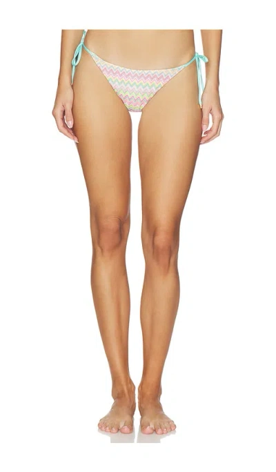 Pq Tie Side Bikini Bottom In Multi