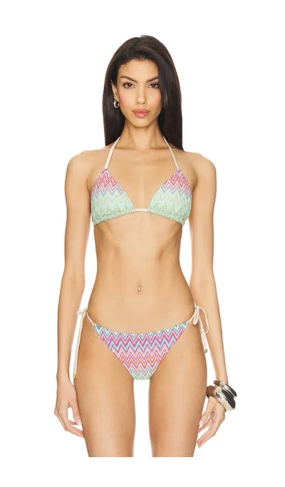 Pq Triangle Bikini Top In Huntington
