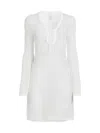 PQ WOMEN'S BELL-SLEEVE KNIT COVER-UP TUNIC
