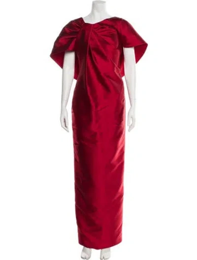 Pre-owned Prabal Gurung Asymmetrical Long Dress W/ Tags In Red