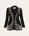 Prabal Gurung Beaded Single-button Blazer
