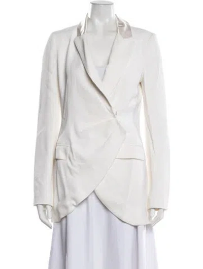 Pre-owned Prabal Gurung Blazer In White