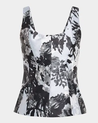 Prabal Gurung Corset Seamed Tank Top