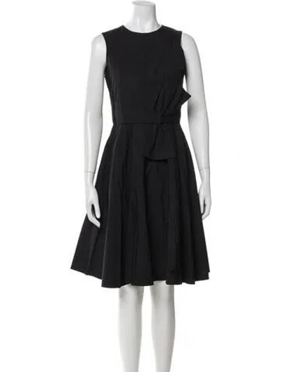 Pre-owned Prabal Gurung Crew Neck Knee-length Dress In Blue